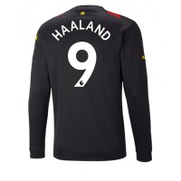 Manchester City Erling Haaland #9 Fotballklær Bortedrakt 2022-23 Langermet